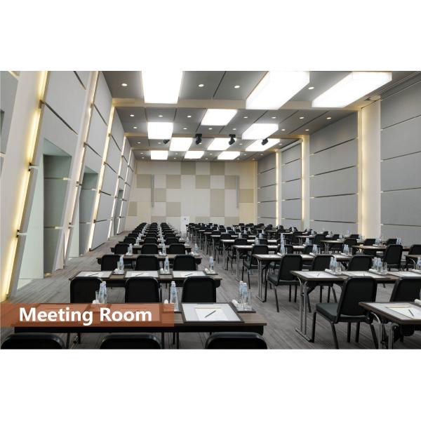 E1 Grade Eco Friendly Fabric Acoustic Panels Soundproof 25mm 50mm Thickness