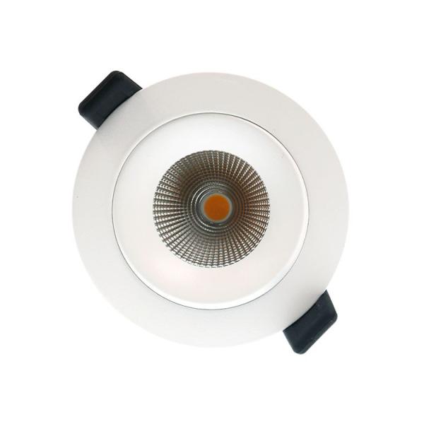 360° Rotation Nordic Gyro Downlight With Ra97 8W Dim 2 Warm Warm Dimming