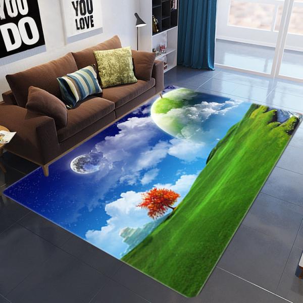 High quality Flower pattern Customized size living room area rug office carpet Factory direct sale Better price