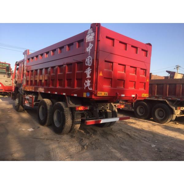 Popular Used Dump Trucks / 6x4 Dump Truck With HOWO Engine Euro III Emission Standard