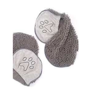 Shammy Pet Microfiber Towel , Dog Towel With Hand Pockets