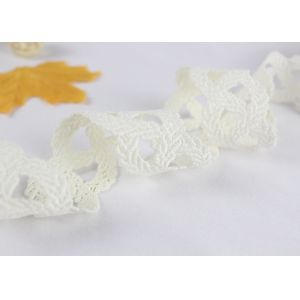 Crochet Water Soluble Cotton Lace Trim Edging For Appreal 3.5 cm Width Indian