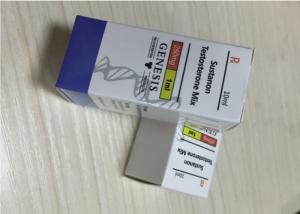 Cheap Recyclable Material 10ml Vial Boxes / vial Box Packing CMYK Color Printing wholesale