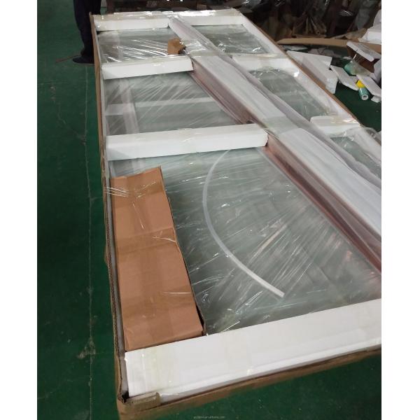 Bathroom Rectangular Single Moving Door 2 Pieces Fixed Shower Panels with Shelf Shower Bath Rooms Complete