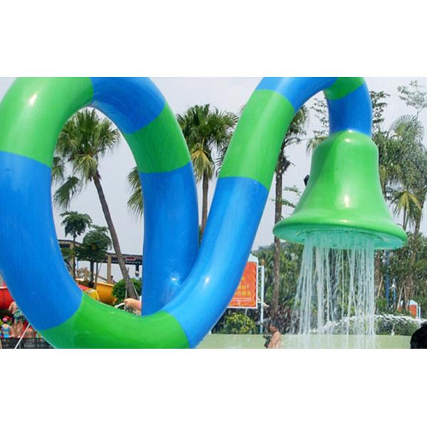 Outdoor Spray Park Equpment Fiberglass Shower For Water Games / Customized Water Slide