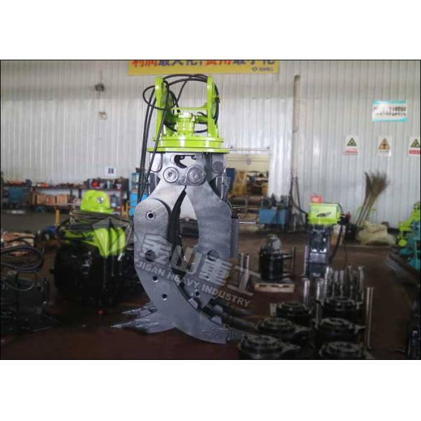 PC360 Safe Excavator Grapple Attachments 360 Degree Hydraulic Rotating