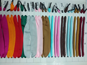 Custom Printed Creative Patterned Paper Product Bags Striped Paper Bags