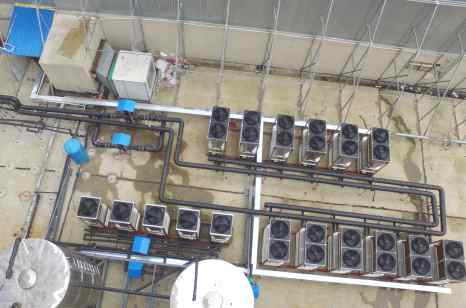 Gavanized Steel Housing Air Source Heating And Cooling Heat Pump Water Heater