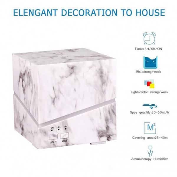 Nebulizer Marble 9W 280ml 500mAh Essential Oil Diffuser For House