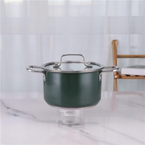 Home Kitchen Stainless Steel Cookware Set 3pcs With Lid