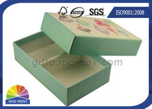 Cheap Gold/Silver Foil Stamping Flat Gift Box Recycled Paper Gift Boxes wholesale