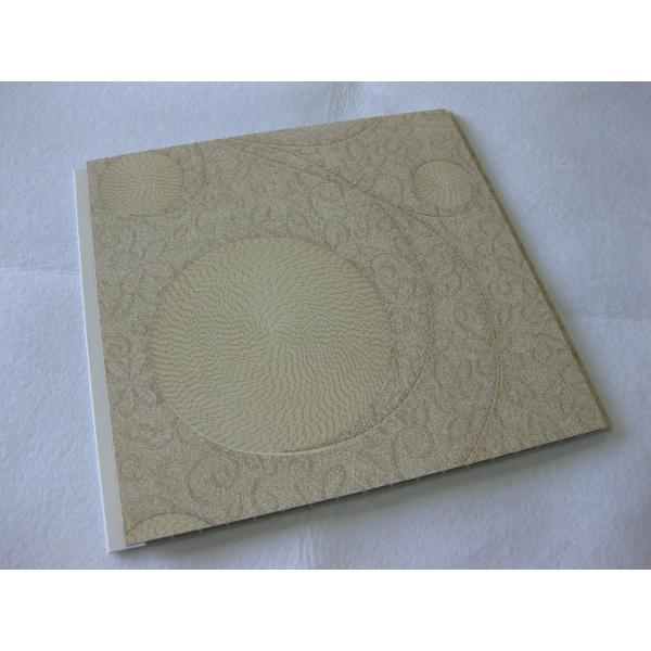 Residential Integrated PVC Ceiling Tiles For Office , Natural Wood Grain Panels