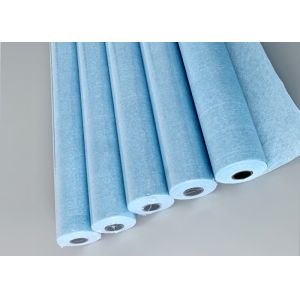 China Polycellulose Automatic Blanket Wash Cloth , Spunlace Nonwoven Fabric Roll on sale