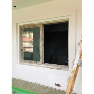 White Aluminum Sliding Windows Residential Soundproof 10 Years Warranty