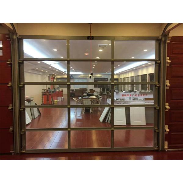 Quality Motorized Aluminum Sectional Garage Door For House for sale