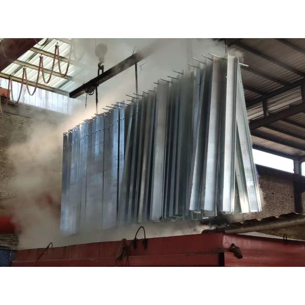 Crowd Control Barrier Fence 4x4 Galvanized Square Metal Fence Post for Roadway Safety