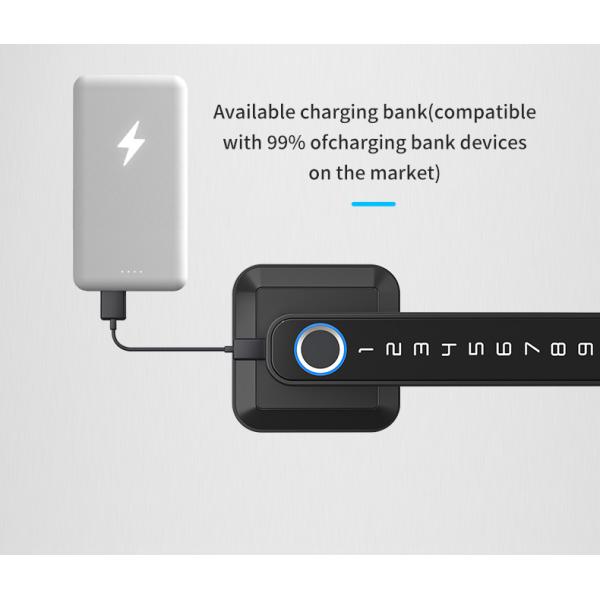 Multi Functional Fingerprint Door Locks Tuya Smart Door Lock Phone WiFi Remote Control