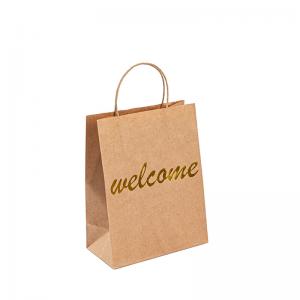 China Handle Biodegradable Paper Bags For Boutique Cosmetic Shopping on sale