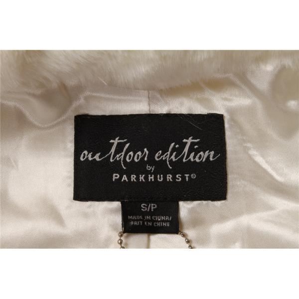 Sleeveless Zipper Closure Women Down Vest With Fur Collar