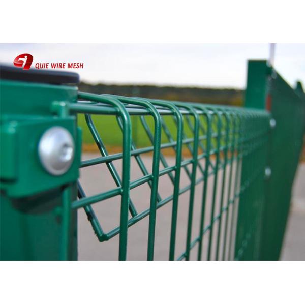 Roll Top Wire Mesh Fence Panels , Decorative BRC Fence 1500mm / 2000mm / 2500mm Width