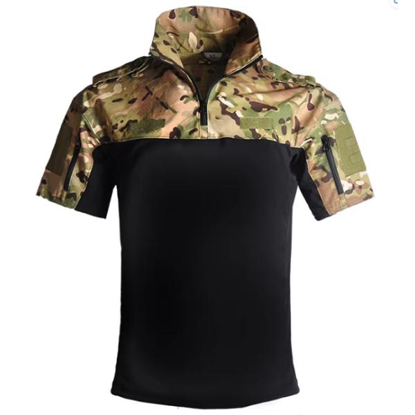 Tactical Uniform Short Sleeve Tactical Suit Camouflage Loose Quick Drying Outdoor Summer Sports Clothes
