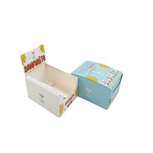 Cheap Recyclable Paper Box Packaging Colorful Printing Food Storage Customized Logo wholesale