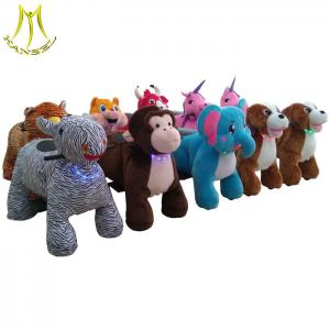 Cheap Hansel children electrical coin operated mall ride on battery operated animal wholesale