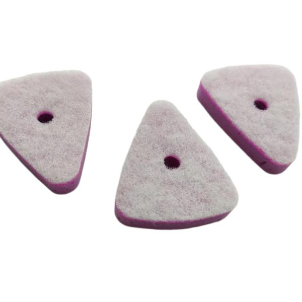 Disposable Triangle Toilet Brush Head Customizable Colors