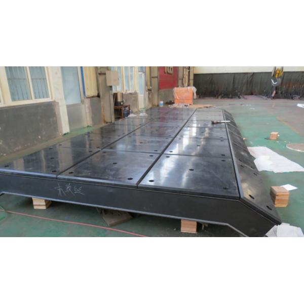 Marine Fendering System Bumper Plate With PE Face Pads , Marine Panels