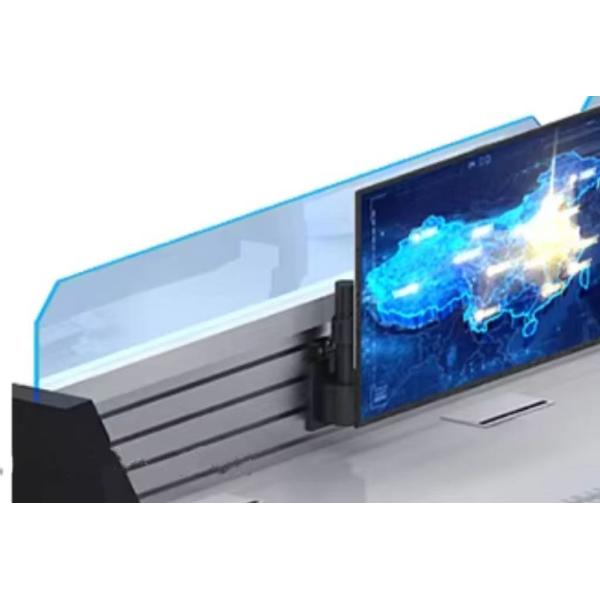 Commercial Led Studio Command Center Monitor Console Workstation Desk Furniture