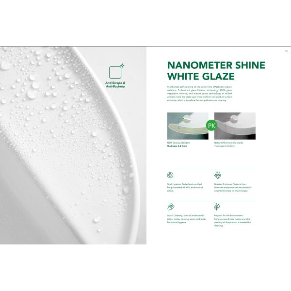 In Stock Bathroom Vanity White Single Porcelain Wash Basin Rectangular Platform Ceramic Washing Basins Countertop Bathroom Sinks