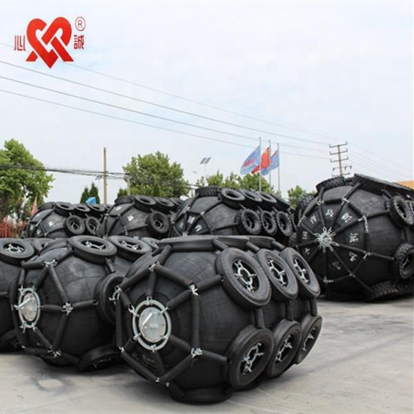 High Strength Inflatable Boat Fenders , Yokohama Rubber Fenders For Docks