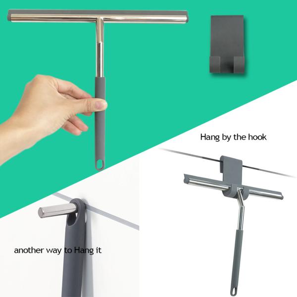 Polished Stainless Steel Shower Screen Wiper