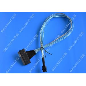 Cheap SFF 8087 To SFF 8484 Internal SAS Cable Speed 10Gb Silver Plated Copper Conductor wholesale