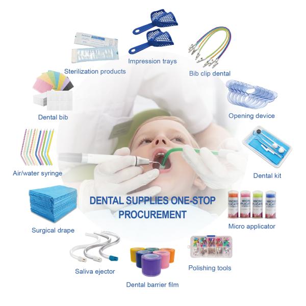 Colorful Plastic Universal Barrier Film Medical Dental Adhesive Barrier Films