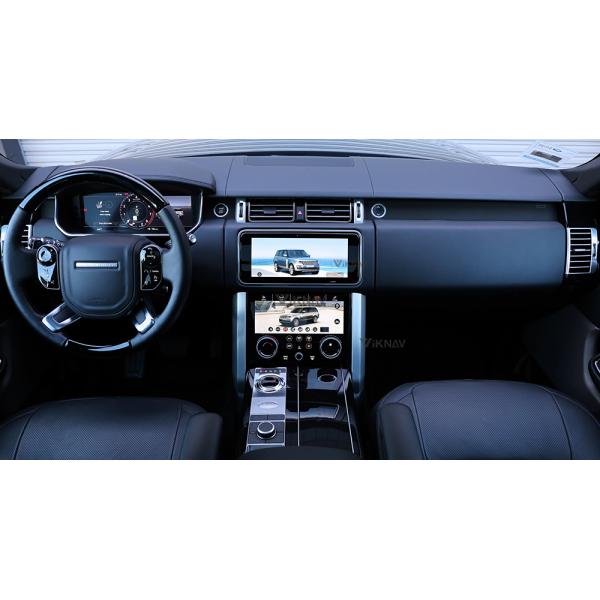 Double Din Range Rover Android Head Unit Car Radio Player AC Panel