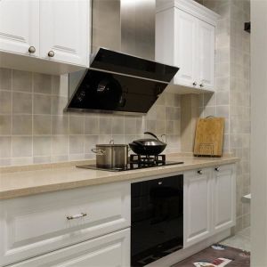 Plywood Door Solid Wood Kitchen Countertop Cabinet Sets