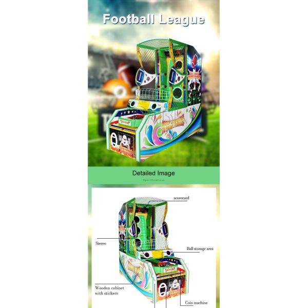 Amusement Outdoor Street Basketball Shooting Machine / Football Game Machine