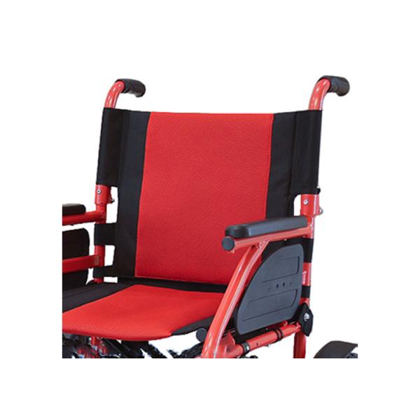 24V 250W Lightweight Folding Motorized Electric Wheelchair Aluminum Alloy