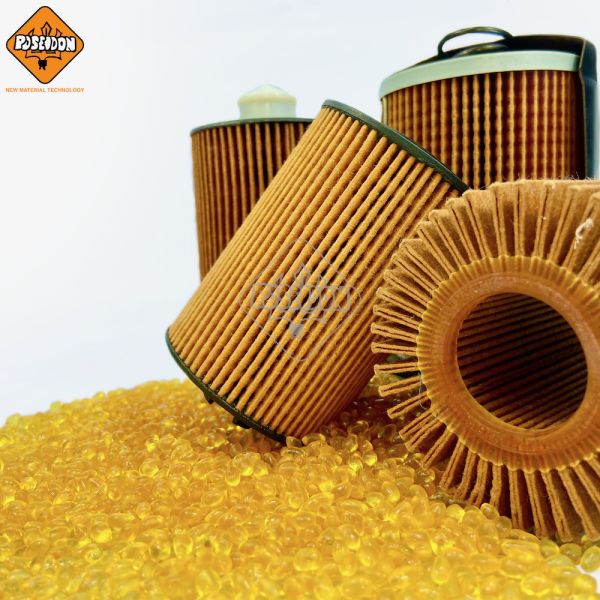 Poseidon P9180 7mm Non-Toxic Flame-Retardant Polyamide Hot Melt Adhesive – Golden Opaque Hot Melt Glue Granule