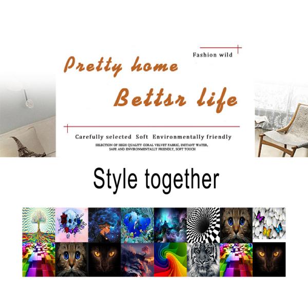 polyester Wholesale factory home design anti slip customer printed area rugs