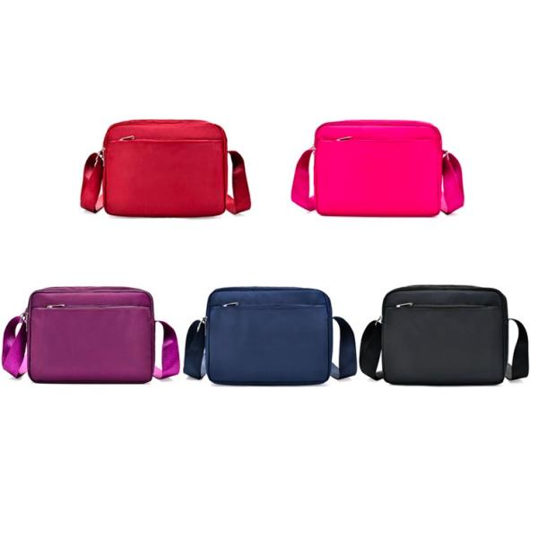 Small Purple Travel Messenger Bag For Women Durable Customized Logo