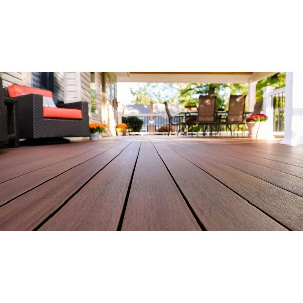 140 X 21mm WPC Solid Decking Plastic 25mm Wood Composite Sheets Laminate Flooring
