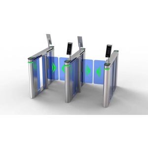 China Aluminum Alloy Speed Lane Gate Turnstile 220V 50Hz Fastlane Turnstiles on sale