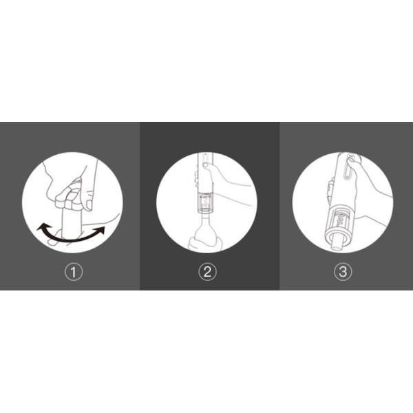 Luxury Rechargeable SS304 Electric Wine Opener Silver Color