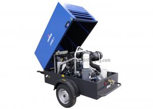 China Small Portable Screw Air Compressor Diesel Power 179cfm 7 Bar For Bolting Rig on sale