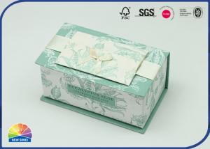 Cheap Bowknot Ribbon Decorated Hinged Lid Box Bath Soap Packaging wholesale