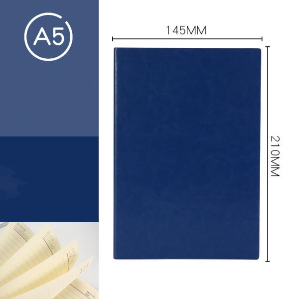 Custom Printed Business Leather Cover A5 Hardcover Journal Notebook with Calculator