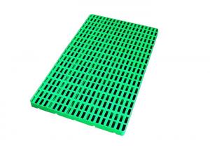 China Custom Warerhouse Ground Green Plastic Floor Pallet For Low Temperature Freezer -30 C on sale