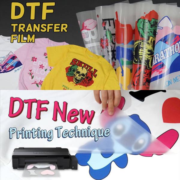 A4 Printable T Shirt Heat Transfer Pet Film DTF PET Film For Inkjet Printer